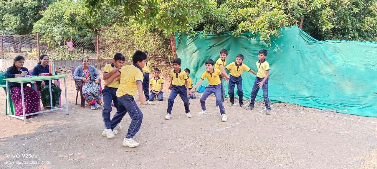 Annual sports day event at Farmer's Den Public School in Kopargaon